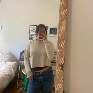 Alternative cropped pullover